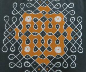 Rangoli: Birthday kolam