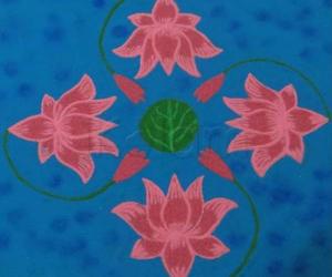 Garden rangoli