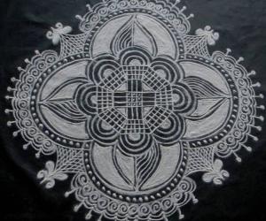 Rangoli: Free hand design Rangoli: Free hand design