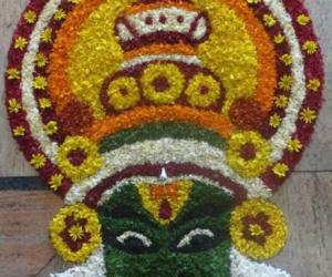 Rangoli: Onam Pookolam-Advance wishes for Onam