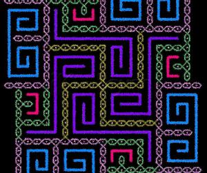 Rangoli: Four OMs Dotted 