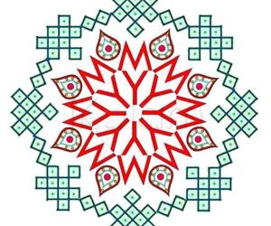 Rangoli: My entry for the Mylapore Kolam Festival Logo contest 