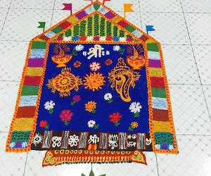 Vaikunta Ekadhashi rangoli