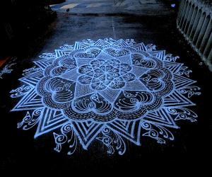 free hand kolam