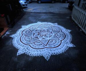 free hand kolam
