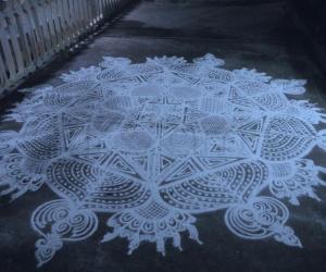 Rangoli: free hand kolam