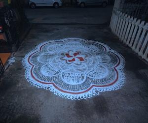 Rangoli: BIRTHDAY KOLAM