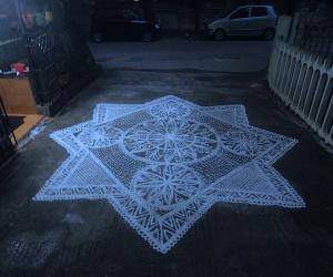 Rangoli: free hand kolam