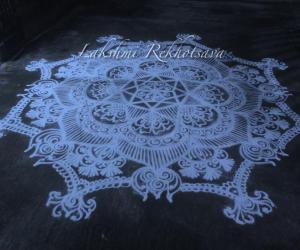 Rangoli: free hand kolam