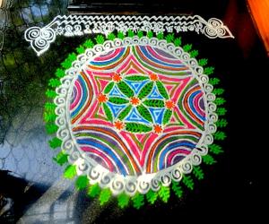 Rangoli: Beginner kolam
