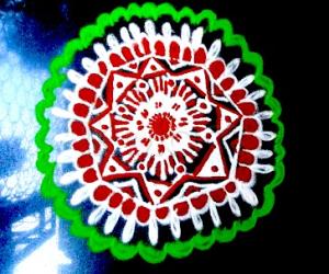 Beginner rangoli