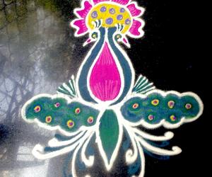 Rangoli: Be humble day rangoli !!