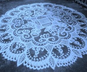 Rangoli: Free hand kolam