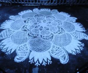 Free hand kolam
