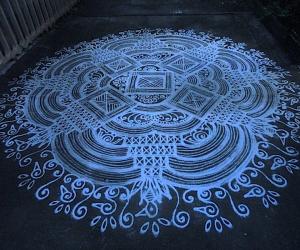 Rangoli: Happy National bird day!