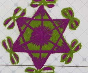 Rangoli: Beginner kolam