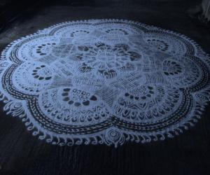 Rangoli: margazhi kolam