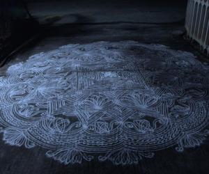 Rangoli: margazhi kolam