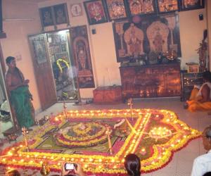 lakshmi pooja rangoli