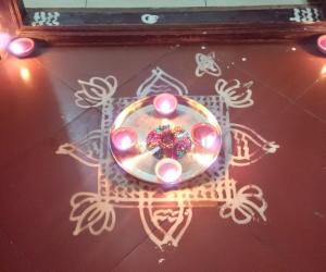Deepavali kolam