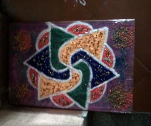 Rangoli: New year rangoli
