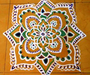 Chat-Pat (Hurry-Burry) kolam