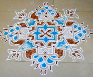 Aadi Pournami kolam
