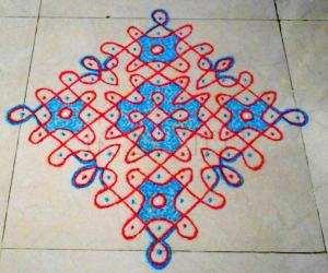 13-1 dotted kolam No. 6