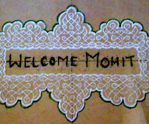 Rangoli: welcome kolam