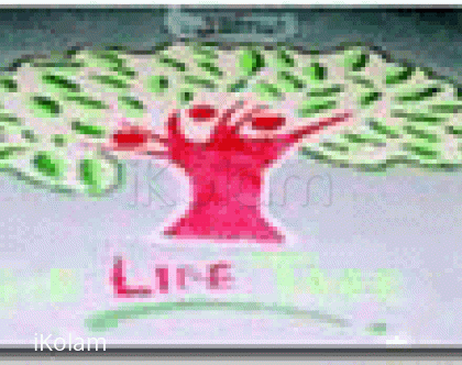 Rangoli: Tree