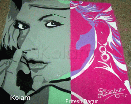 Rangoli: Rangoli - Face (Entry_64)