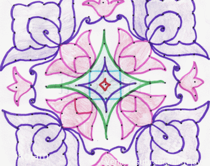 Rangoli: Flowers