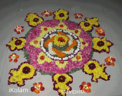 Rangoli: Poo Kolam