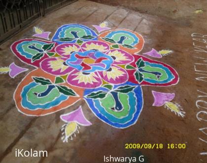 Rangoli: Margazhi Dew Drops Rangoli Contest - 2010