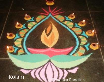 Rangoli: Main Rangoli@ my Insti