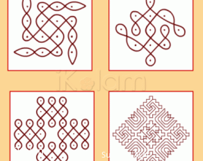 Rangoli: Step by step instructions to draw kolams