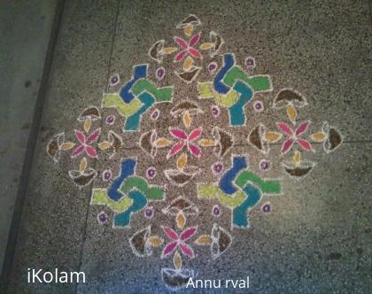 Rangoli: Diwali 2010 - 21-1 Dots - contest