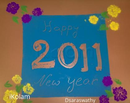 Rangoli: Happy New Year 2011