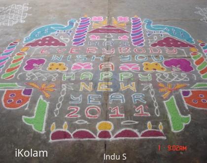 Rangoli: New Year Rangoli