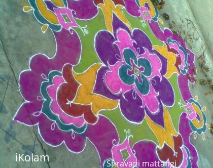 Rangoli: pongal kolam