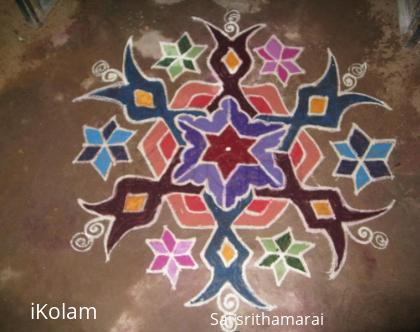Rangoli: dot rangoli