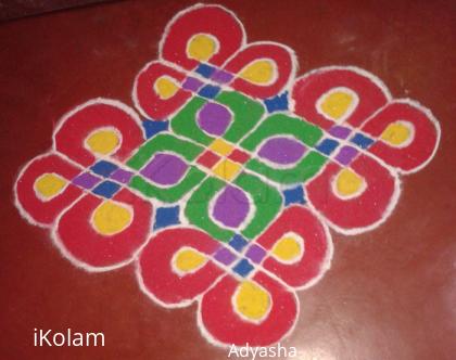 Rangoli: dotted color kolams