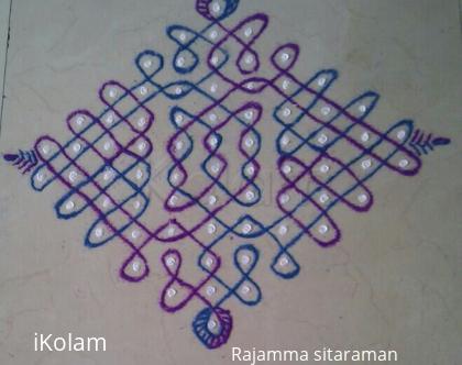 Rangoli: Chikku kolam
