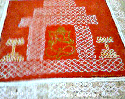 Rangoli: Mandapa vinayakar