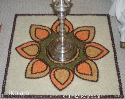 Rangoli: Rangoli with grains