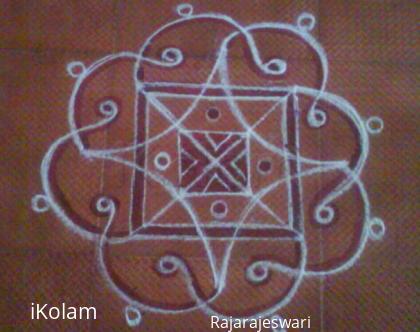 Rangoli: sevvai padi kolam