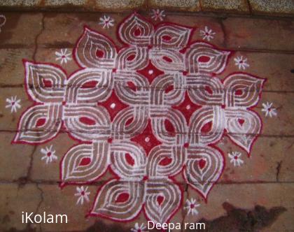 Rangoli: Navrathri kolam