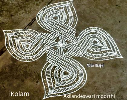 Rangoli: Birthday kolam