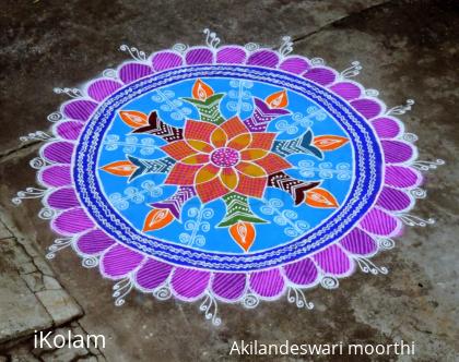 Rangoli: colour rangoli