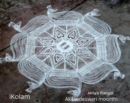 Rangoli: Krishna Jayanthi kolam